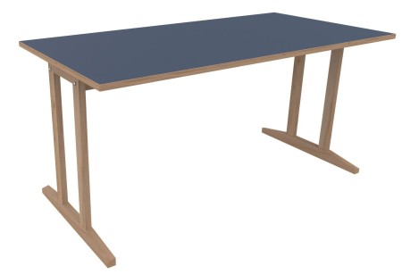 Table Soline piètement à dégagement latéral - 160x80 cm